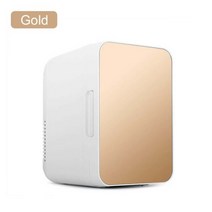 전기아이스박스 이동식 자동차 캠핑용 냉장고 6L 소형 냉온수 휴대용 이중 사용 난방 뷰티 냉각 포이 홈, CHINA_gold | EU