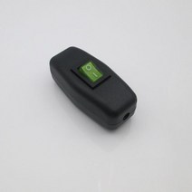 자가수리 스위치 중간 로커 푸시 버튼 테이블 램프 가전 온라인 6A 1 개, Green button 3 pin