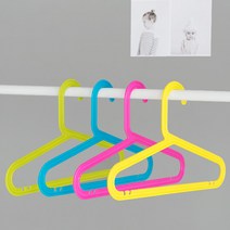 CONEY 유아 키즈 초등학생 어린이옷걸이 10팩, 핑크