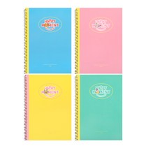 [문구조아] 카카오프렌즈 해피모먼트 A5 스프링 노트 라이언, 9개