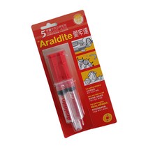아랄다이트 속건성 5분 에폭시 접착제 24ml 주사기형 투명