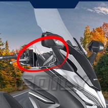 오더봇 혼다 포르자 300 FORZA 350 너클 가드 윈드 스크린 바람 막이, 클리어, 1개
