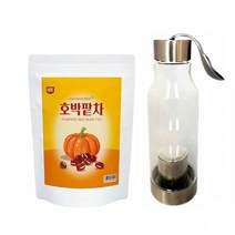 호박팥차 60티백 거꾸로전용물병 몸에 좋은 호박 팥 건강 차 비타민 사포닌 레시틴 칼륨 인 철분 안토시아닌 다양한 영양소, 60개, 1.5g