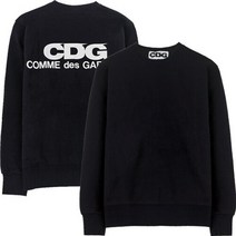 꼼데가르송 SZ T002 051 2 CDG로고 맨투맨 네이비 남성 TS