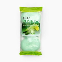 케이티무역 케이티 오이비누3P 단단한 세수비누 살구 인삼 화이트비누
