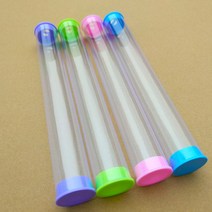 PVC 투명 튜브 답례품 대량 포장용기, 윤영마켓 PVC 튜브통