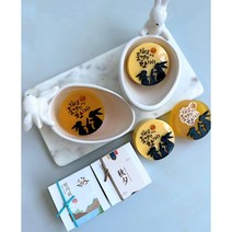 [예약할인}추석선물 보름달 달토끼비누 수제비누세트 명절선물세트, 1구, 불투명