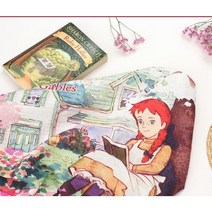 혜인천 빨간머리앤 원단 5]코튼린넨]페인팅터치(152 75cm)커트지_워터컬러