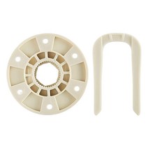 W10528947 PS6012095용 바구니 구동 허브 키트 더 빠르고 실용적인 내구성, 9.3cm, 하얀색