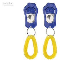 강아지어질리티 애견 훈련 용품 애완 동물 강아지 리모콘 장난감 트레이너 발 모양 애완 동물 훈련 리모콘, 11 dark blue