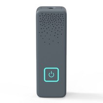 가정용 개인 웨어러블 음이온 공기 청정기 uvc 음이온 발생기 제거 pm2.5 클립 온 칼라 air ionizer 공기 청정기, 회색, 02 gray