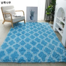 실크 보카시 카펫 나염 워싱 플러시 거실 침실 소파 베드에 널린 플로팅 매트