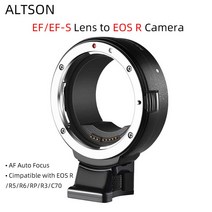 dslr 렌즈 어댑터 ALTSON EF-EOSR 카메라 렌즈 어댑터 링 이미지 안정화 자동 캐논 EF EF-S EOS R RF 마운트 RP R3 R5 R6, 01 EF EOSR, 01 캐논 RF
