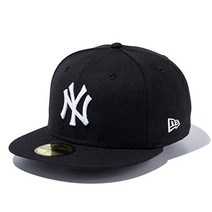 (뉴 에라) NEW ERA 캡 59FIFTY MLB 뉴욕 양키스 블랙 화이트 7 12 약 59.6cm