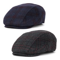 [닥스모자] 울 체크 헌팅캡 DK18MHE002