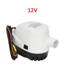 12v 24v 220v 750gph 1100gph 자동 보트 빌지 펌프 dc 잠수정 전기 워터 펌프 소형 12 v 볼트 750 1100 gph 자동