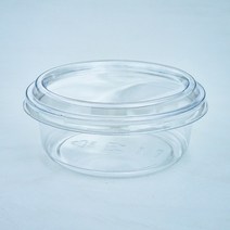 일회용 원형 투명 티라미수 용기 250ml 보틀케이크 요거트 케이스, 50개, 1개입