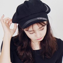 테잎 레터링 밴드 빵모자 팔각모 남자 여자 헌팅캡