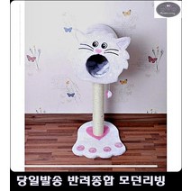 애묘 캣타워 고양이스크래처 좁은곳에도 설치 가능한 새끼고양이캣타워 고양이잠자리
