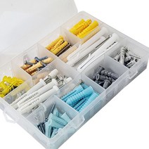 칼블럭 나사 세트 200pcs 100세트 나사못 피스 앙카 나사세트 콘크리트못