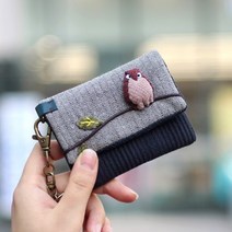 바이핸즈 퀼트 diy키트 패키지 소품 - 부엉이 카드지갑, 1개