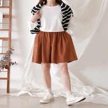 브이와이 여자 골덴 FW 큐롯반바지 에이라인 숏팬츠
