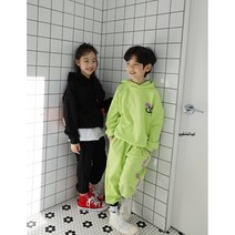 레터링 후드 상하복 유아 아동 키즈 주니어 초등학생 성인 봄 츄리닝 패밀리룩 등하원복