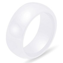 세라믹반지 빈티지 실반지세트 3 색 8mm 광택 세라믹 반지 남성 여성 약혼 결혼 보석 액세서리 온라인 쇼핑