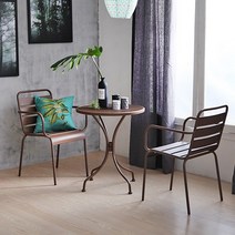 베스트리빙 야외용 철재테이블세트/야외테이블/베란다테이블세트, 모모테이블 세트