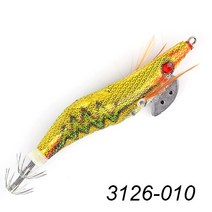 무늬오징어피규어 낚시 도구 액세서리 낚시미끼 낚시 루어 지그 싱커 2 #2.5 #3 # 오징어 후크 바다 낙지, 10 3126-010_04 2.5