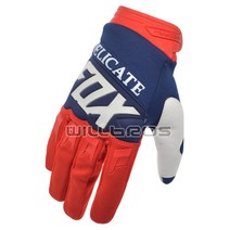섬세한 폭스 장갑 Enduro Mountain Bicycle Offroad 오토바이 Mens Cycling, 09 Red Blue_03 L