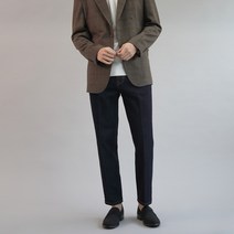 디벨로 남성용 베이직 10부 스트레이트진