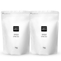 가성비가 브랜드다 구연산 천연세제 1kg x 2개(지퍼백), 단품