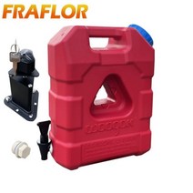 무시동 히터 연료통 캠핑 오토바이 국제관리기 파워뱅크, Red with Bracket