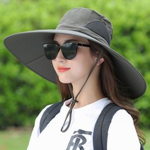 핫몰리 그늘막 벙거지 선캡, 차콜