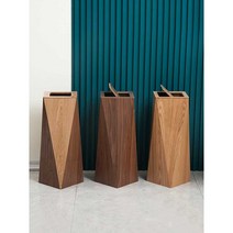 원목 휴지통 쓰레기통 실내 사무실 매장 골프장 PC방