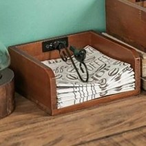 리빙스캔들 원목 냅킨 꽂이 티슈 보관함 냅킨통 우드 케이스 넵킨 디스펜서 홀더