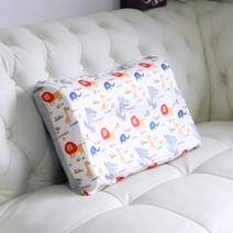 Areum 한아름 스칸디나 동물원 굴곡형 메모리폼베개, 49cm×30cm×7~10cm(±3cm)