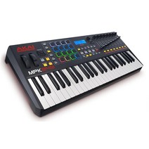 AKAI Professional MPK225 - USB MIDI 키보드 컨트롤러 세미 웨이트 25키 지정 가능한 MPC 컨트롤 8개의 패드 및 Q-링크 플러그 앤 플레이, 49 Keys, Controller Only