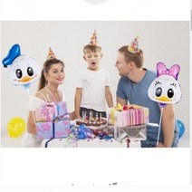 포포라 분위기 메이커 캐릭터 데이지 만원대 스틱풍선 생일풍선 파티풍선 행사풍선 촬영소품 E-397937, 1개, 사진색상