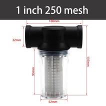업소용 가정용 정수기 필터 카트리지 여과기 80 메쉬250 메쉬 정원 연못 12인치 34인치 1인치 인라인 메쉬 스트레이너 워터 펌프 관개 고유량 파이프라인, ht-m250-1 인치