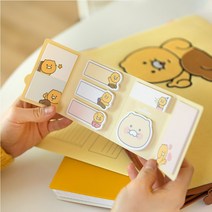 3000 춘식이 4단 점착메모지 스티키 메모패드