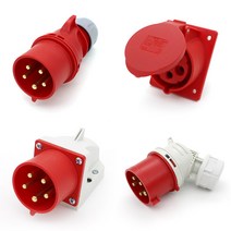 PCE IP44 400V 32A 4핀 산업용 방수 플러그 모빌 소켓 콘센트 커넥터, 09.PCE 8025-6_cp