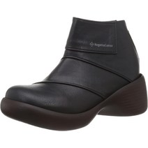 리게타 카누 숏 부츠 CJBK-905 레이디스 걷기 편한 신기 쉬운 피로 어려운 블록 힐 사이드 패스너 구미 깔창 컴포트 일본제