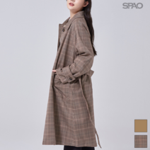 스파오(SPAO) 여성 발마칸형 트렌치코트_SPJT94TG61