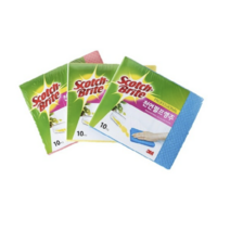 3M 스카치브라이트 천연펄프행주 10개입, 분홍., 100개