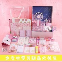 입학선물 볼펜 샤프 파카펜 문방구 인터넷 레드 세트 선물 벚꽃소녀 마음 학용품 개강 중학, 58 연뿌리