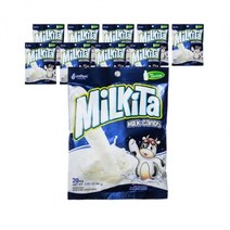 [밀키타] Milkita 캔디 밀크, 80g, 10개