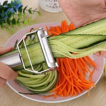 과일 야채 손질 고 질 스테인레스 스틸 감자 오이 당근 강판 Julienne 필러 슬라이, 단일옵션