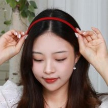 ??어린이머리띠 솔리드 이빨 머리띠 헤어밴드 머리띠 여자머리띠 기본머리띠 새틴머리띠